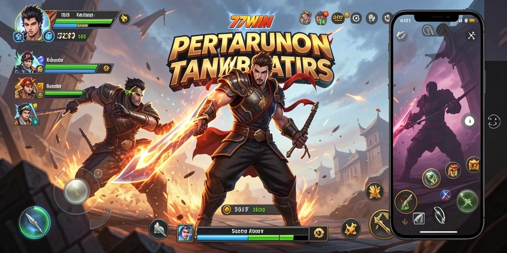 Gameplay seru di 77WIN dengan karakter bertarung unik yang memukau.