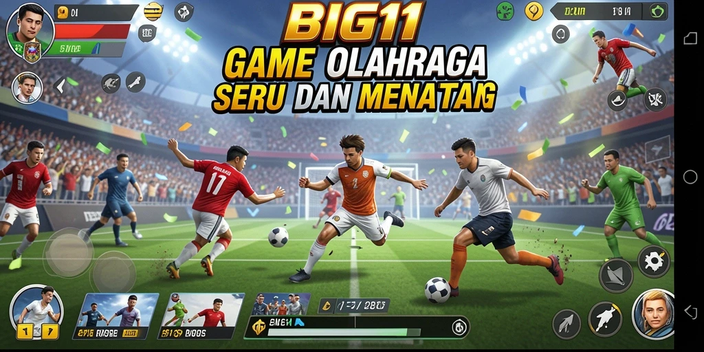 Tampilan seru gameplay BIG11 dalam kompetisi olahraga.