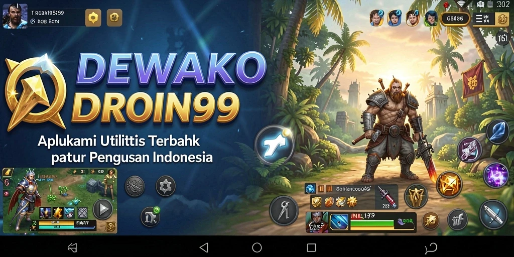 Tampilan aplikasi DEWAKOIN99 yang sederhana dan mudah dipahami.