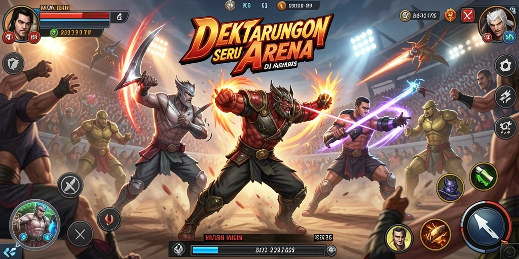 Gameplay DKK menampilkan aksi pertarungan yang intens dan mendebarkan.
