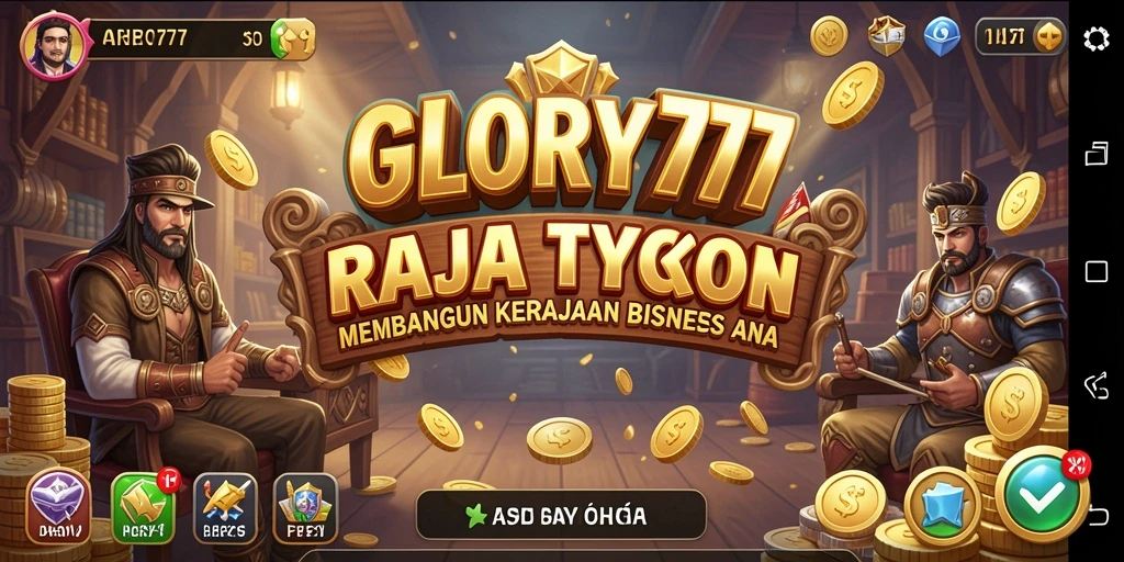 Tampilan gameplay GLORY777 yang menarik dan interaktif.