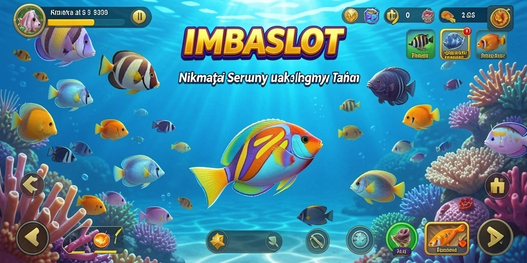 Tampilan menarik dari gameplay Tembak Ikan di IMBASLOT.