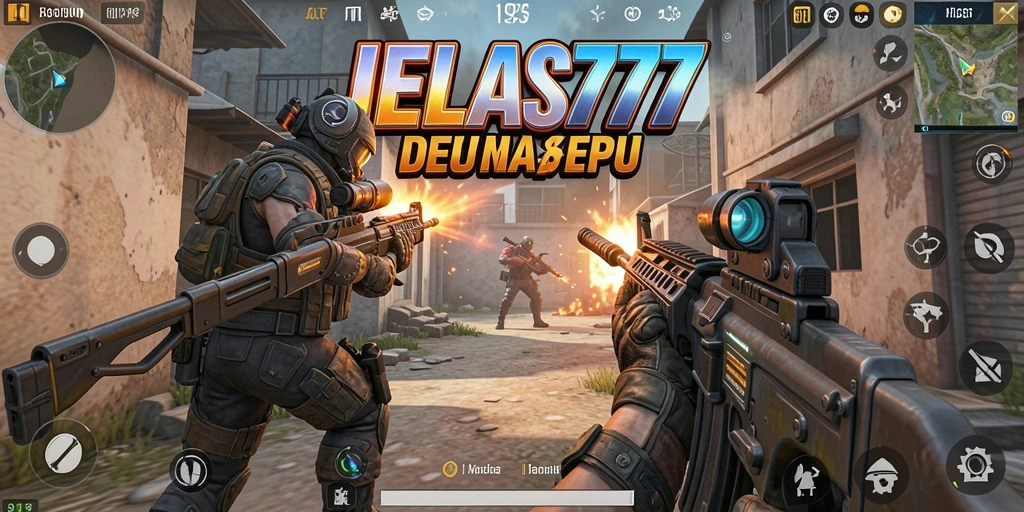 Gameplay intens dalam JELAS777 dengan aksi tembak-menembak.