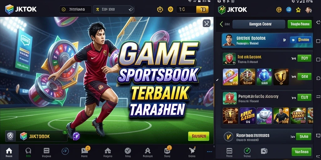 Tampilan latihan taruhan yang menarik di aplikasi JKTOK.
