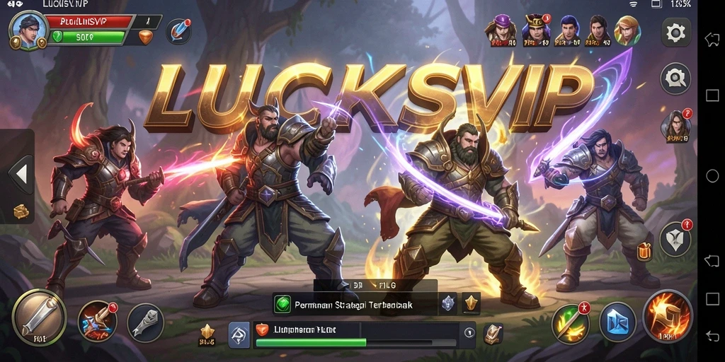 Tampilan gameplay <strong>LUCKSVIP</strong> yang menggugah selera dan penuh strategi.