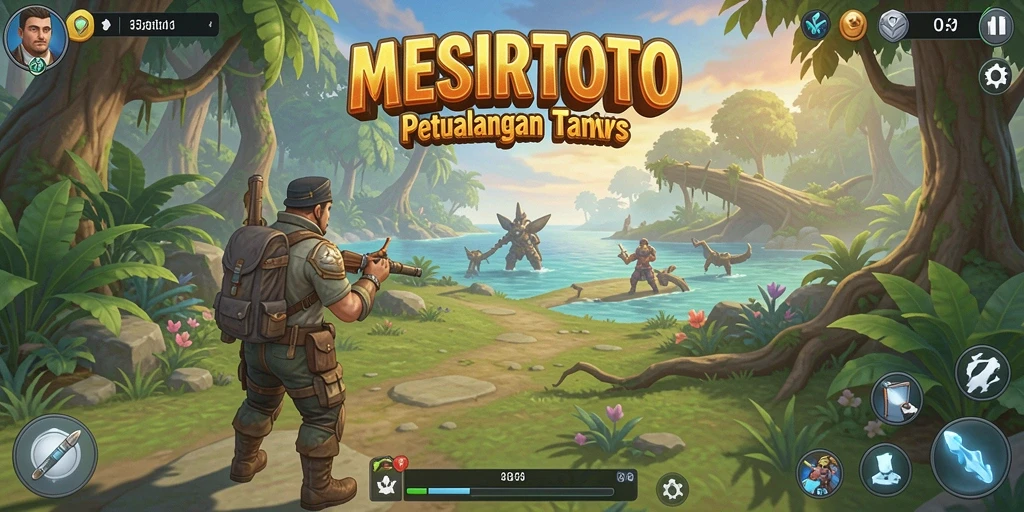 Tampilan gameplay seru dari petualangan MESIRTOTO.