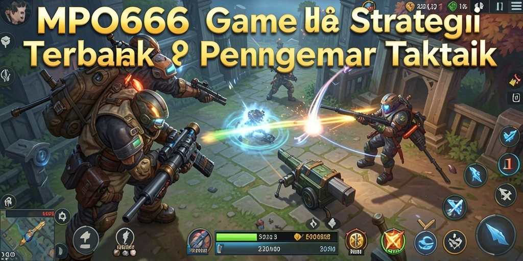 Screenshot utama MPO666 menampilkan aksi pertempuran strategy yang intens.