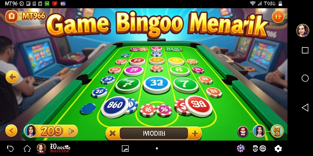 Tampilan gameplay MT966 yang menarik dan penuh warna.