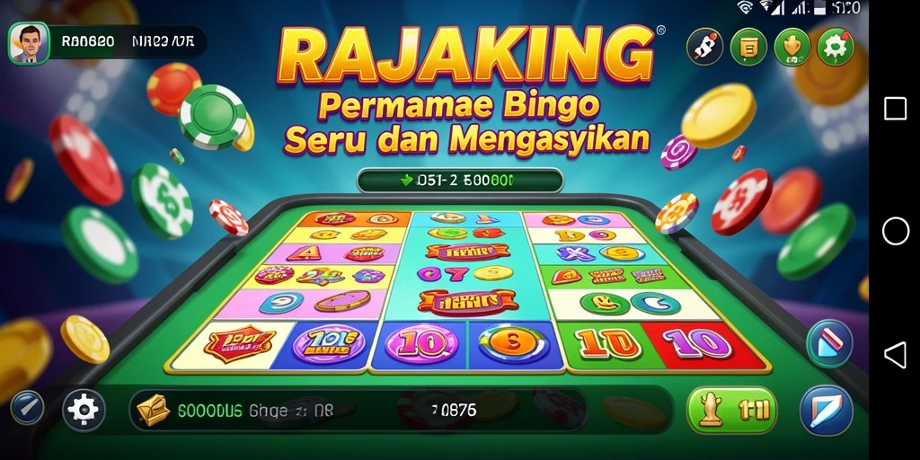 Tampilan screenshot gameplay seru dari RAJAKING Bingo.