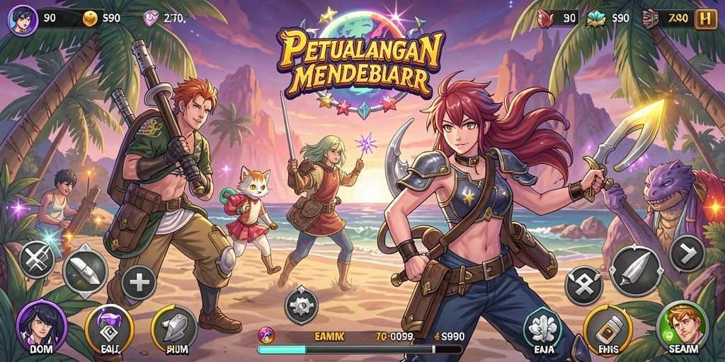 Tampilan karakter dan aksi seru dalam gameplay S80.
