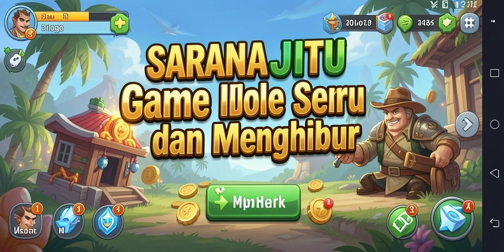 Tampilan gameplay SARANAJITU yang seru dan menarik.