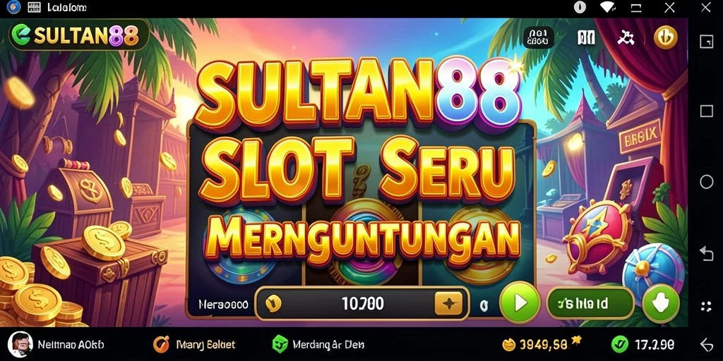 Tampilan gameplay Slot yang menarik dan penuh warna di SULTAN88.