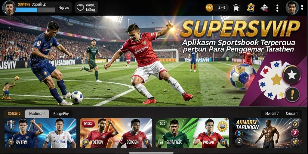 Tampilan gameplay Sportsbook yang menarik dan interaktif.