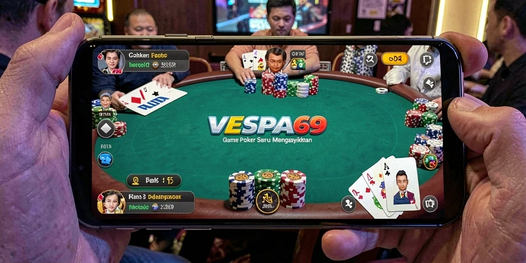 Tampilan gameplay VESPA69 yang mendebarkan dan interaktif.